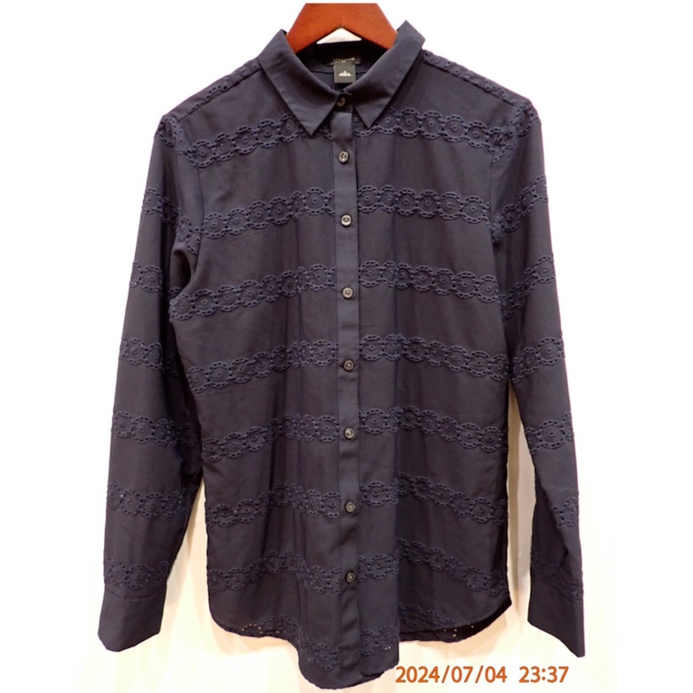 Ann Taylor, black shirt, size 10